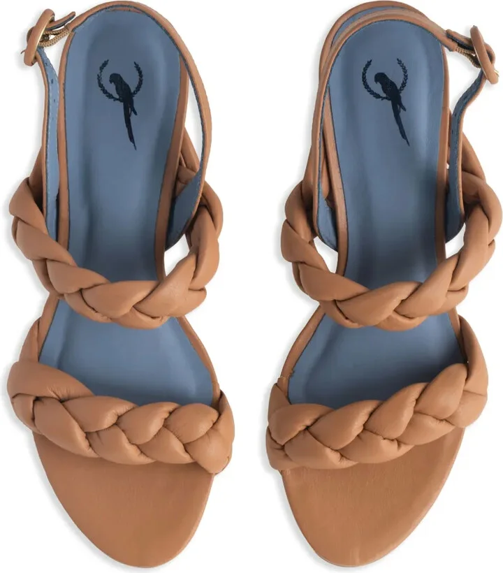 Braided-Strap Leather Sandals - Image 4