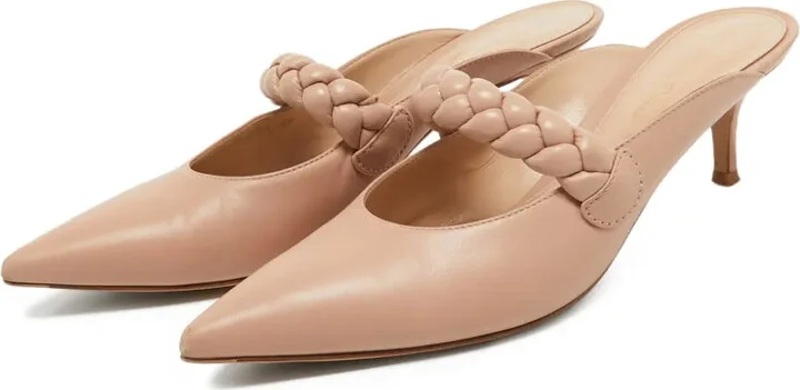 Braided Strap Slingback Heels - Image 2