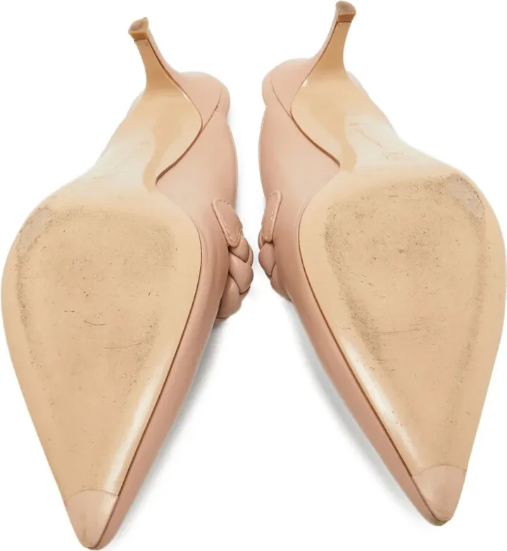 Braided Strap Slingback Heels - Image 5
