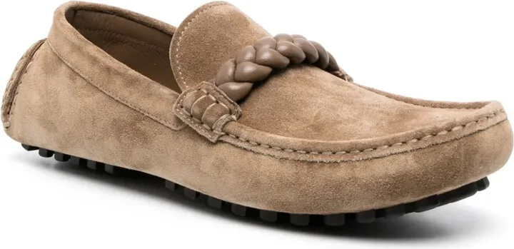 Braided Suede Loafers - Image 2