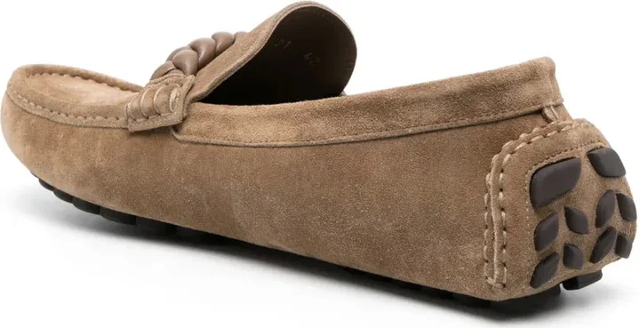Braided Suede Loafers - Image 3