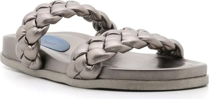 Braided Suede Slides - Image 2