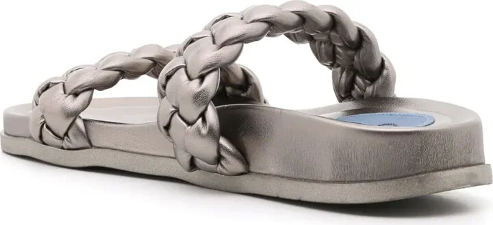 Braided Suede Slides - Image 3