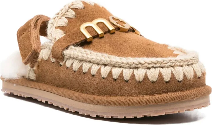 Braided-Trim Logo Slippers - Image 2