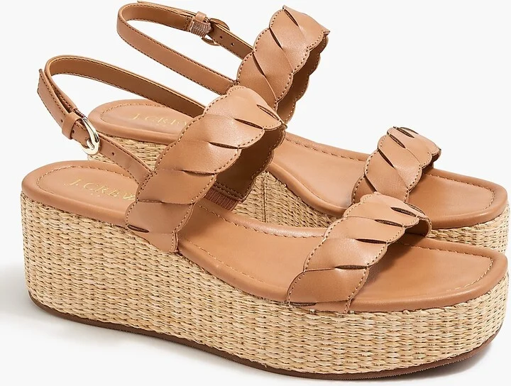 Braided wedge sandals - Image 2