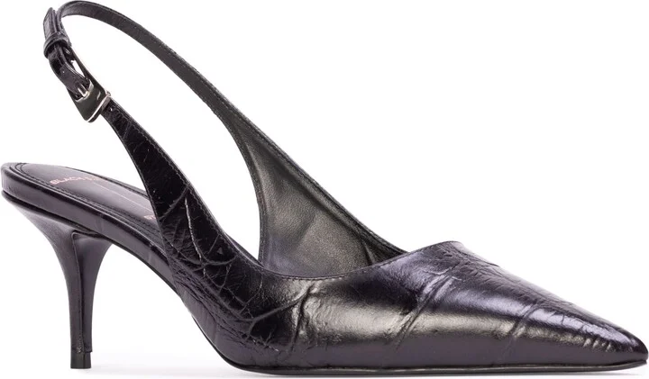 Branca 65 Slingback Pump Croc Leather - Image 3