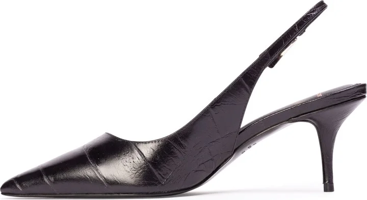 Branca 65 Slingback Pump Croc Leather - Image 5