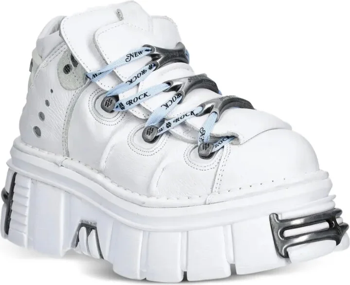Branded-Laces Platform Sneakers - Image 2