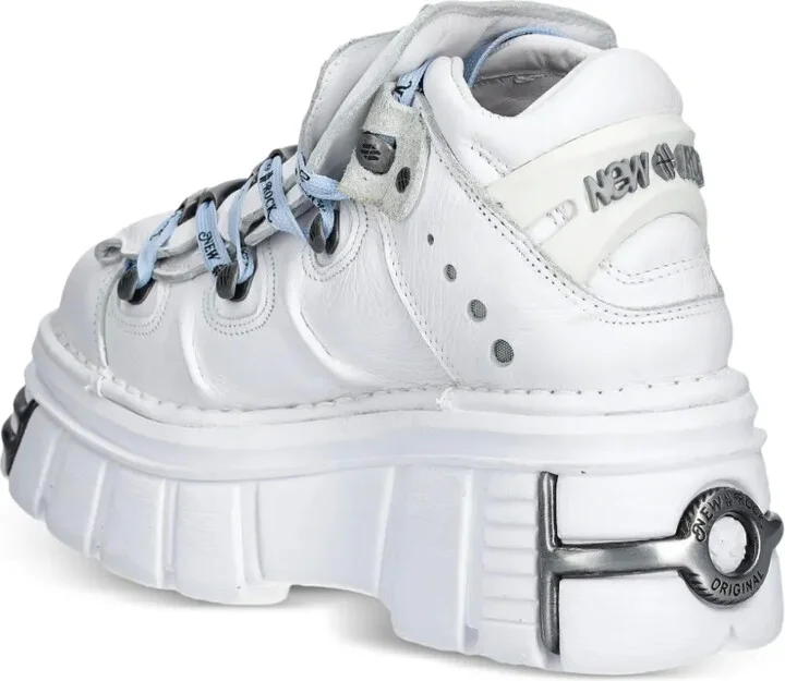 Branded-Laces Platform Sneakers - Image 3