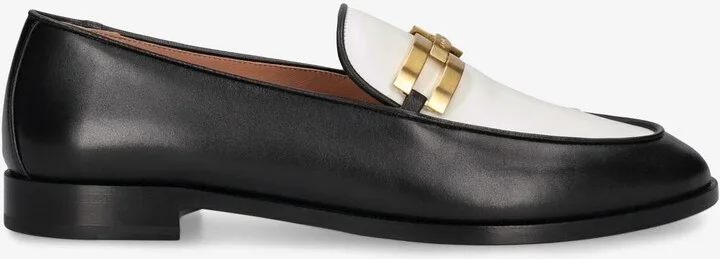 Brandi Logo Leather Loafers
