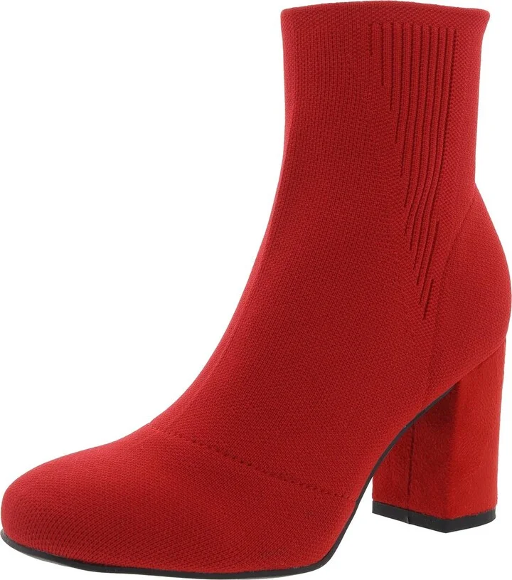 Braxton Womens Knit Pull On Booties