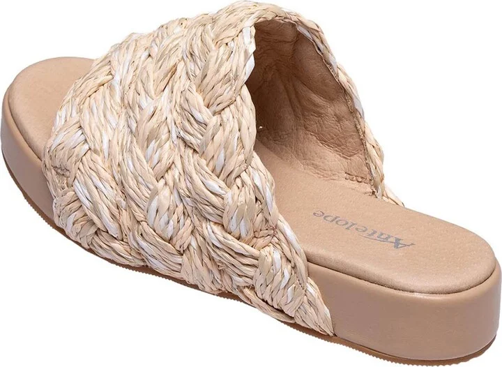 Bray Raffia Slide Sandal - Image 2