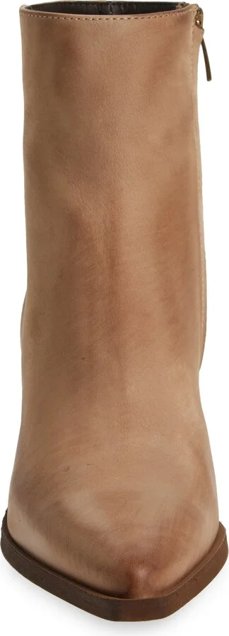 Braydie Block Heel Leather Bootie - Image 4