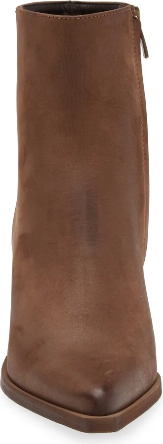 Braydie Block Heel Leather Bootie - Image 10