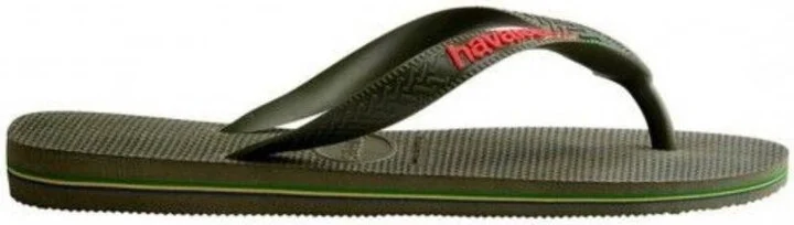 Brazil Logo Flip Flops, Brand Size 35/36 ( US Size 5 )