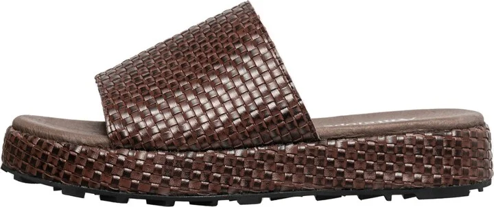 Brea Woven Leather Slide Sandal - Image 4