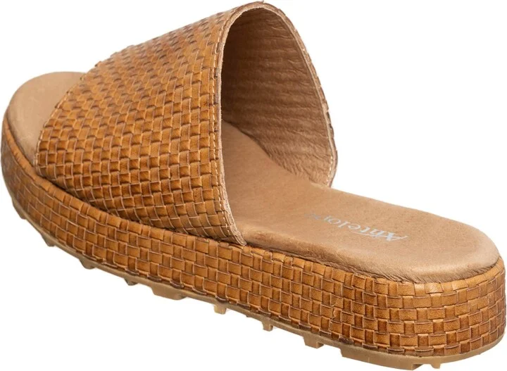Brea Woven Leather Slide Sandal - Image 6