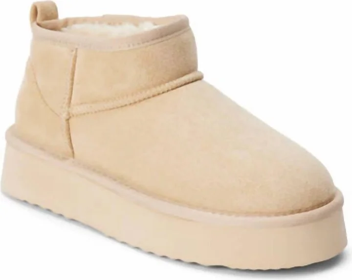 Breckenridge Ankle Boot In Natural