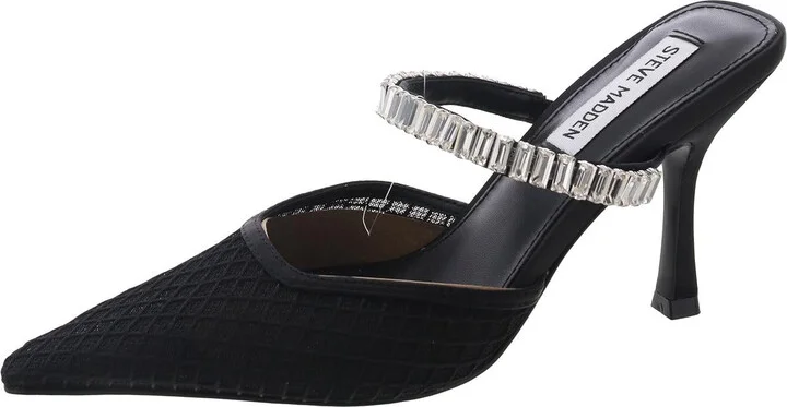Brecki Womens Embellished Mesh Slide