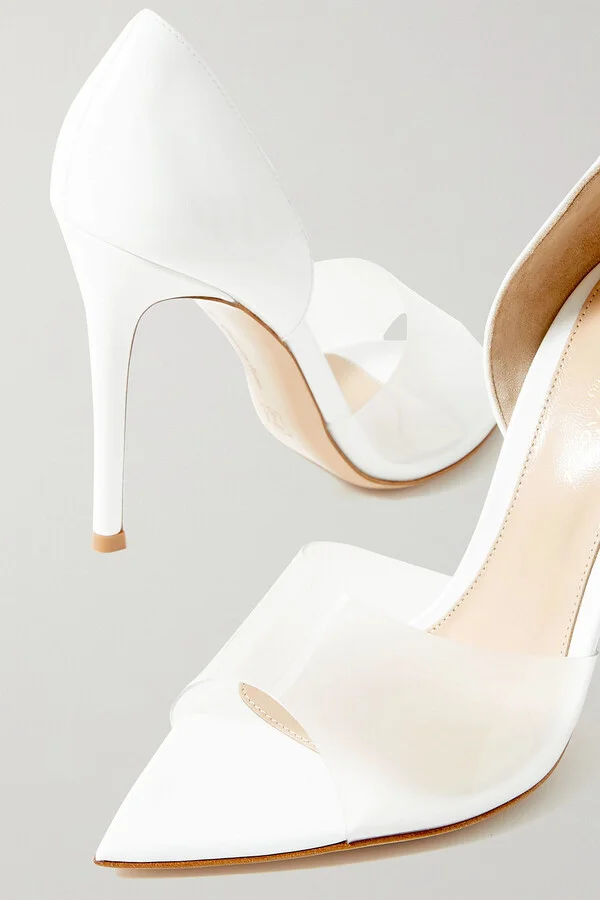 Bree 105 PVC-trimmed patent-leather pumps - Image 4