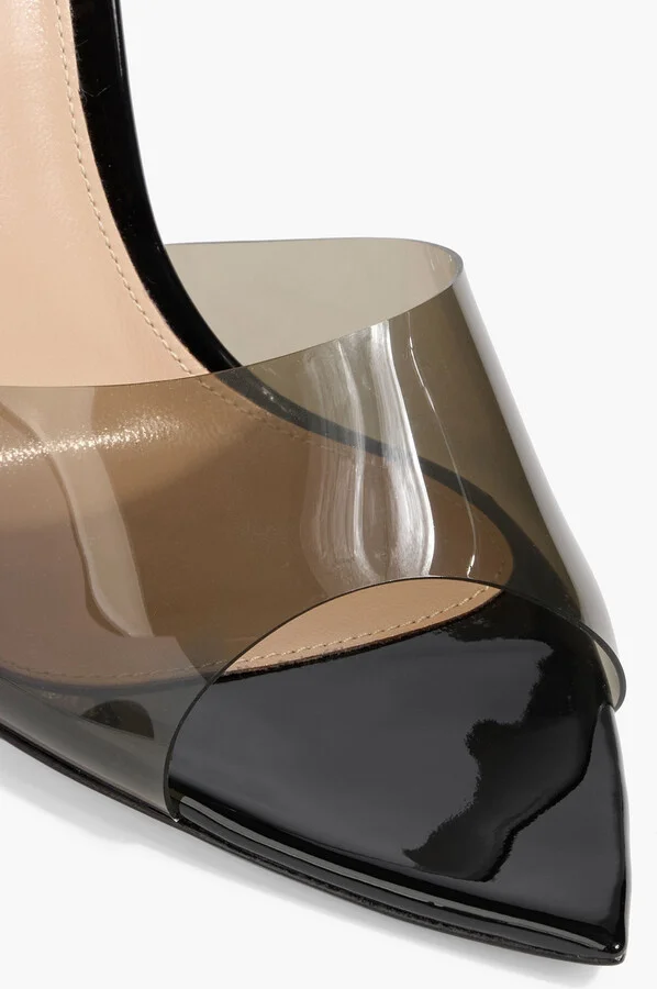 Bree 105 PVC-trimmed patent-leather pumps - Image 7