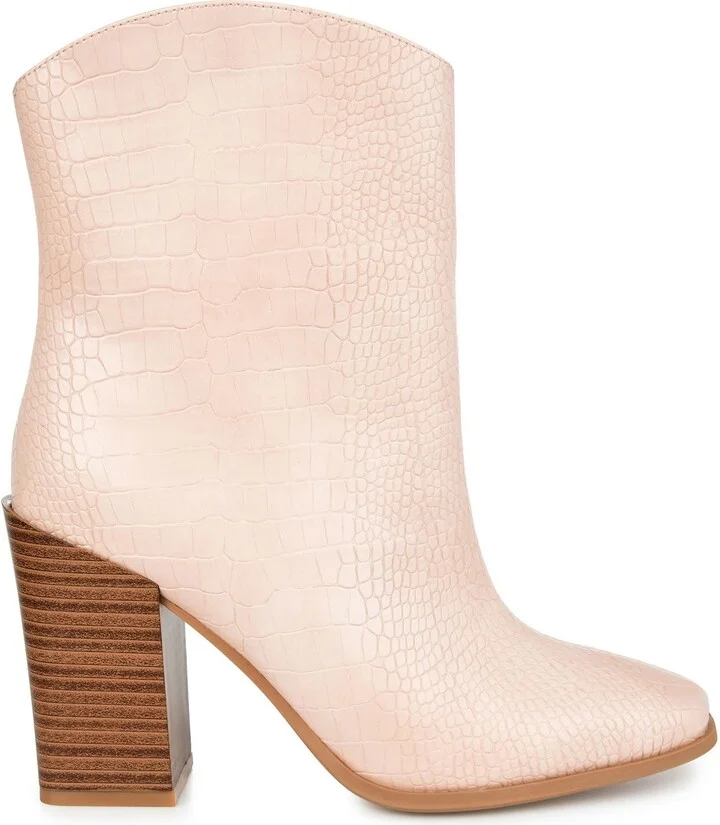Brekkin Croc Embossed Tru Comfort Foam Western Bootie - Image 8
