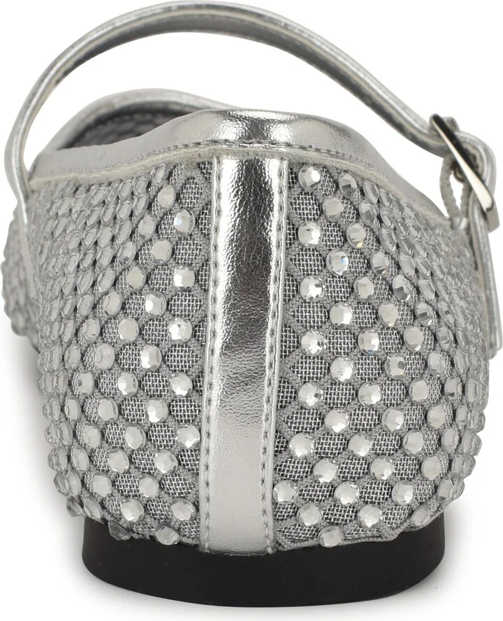 Bren Rhinestone Mary Jane Mesh Flat - Image 2