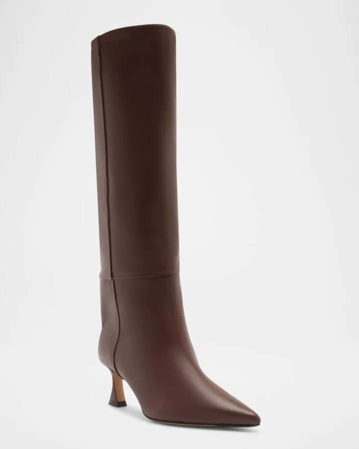 Brena Leather Knee Boots - Image 4