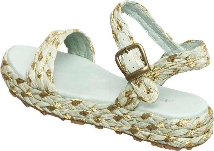 Brenna Woven Raffia Sandal - Image 2