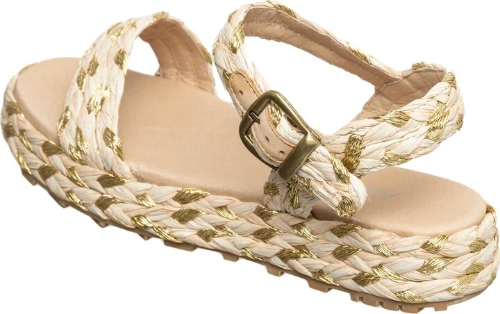 Brenna Woven Raffia Sandal - Image 7