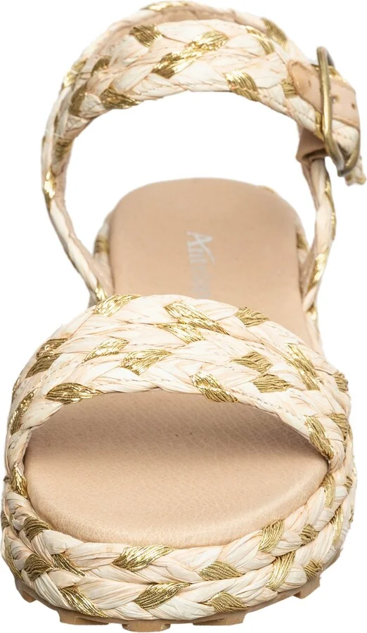 Brenna Woven Raffia Sandal - Image 8