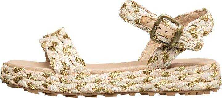 Brenna Woven Raffia Sandal - Image 9
