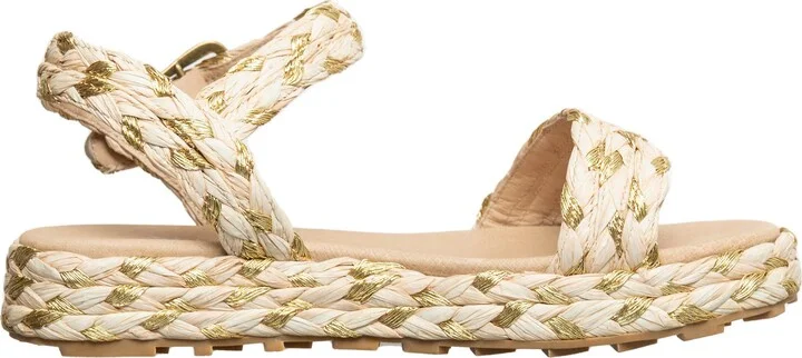 Brenna Woven Raffia Sandal - Image 11