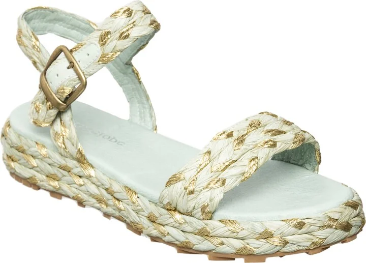 Brenna Woven Raffia Sandal