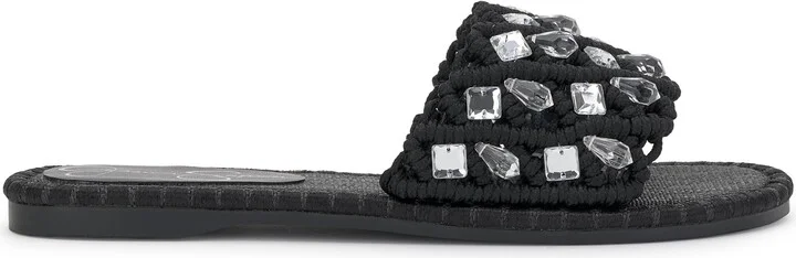 Brennara Crystal Embellished Slide Sandal - Image 3