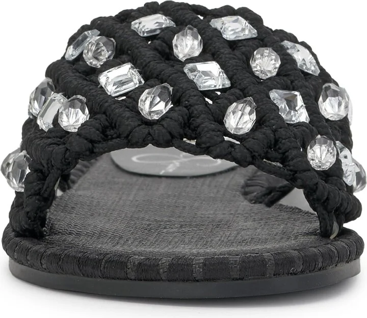 Brennara Crystal Embellished Slide Sandal - Image 4