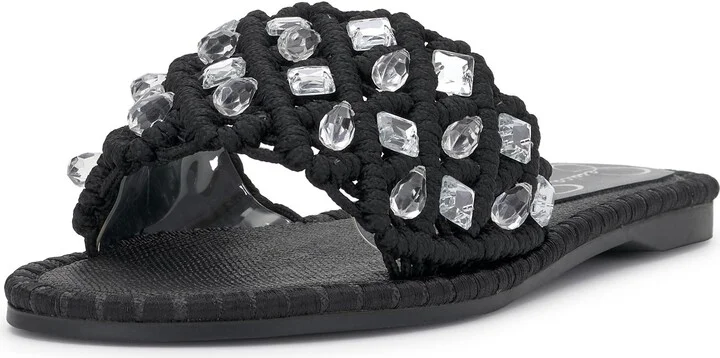 Brennara Crystal Embellished Slide Sandal - Image 9