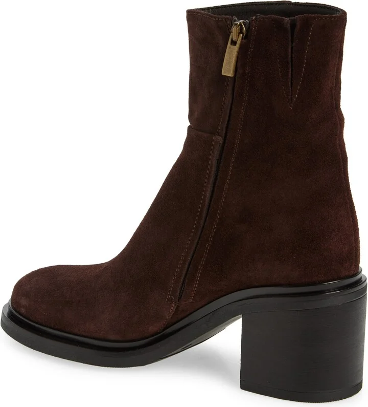 Brennen Genuine Suede Block Heel Bootie - Image 2