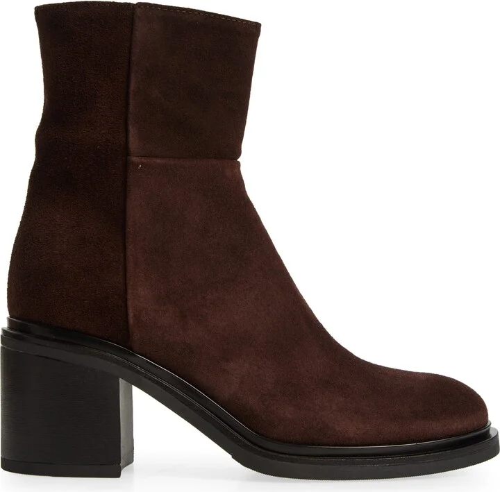 Brennen Genuine Suede Block Heel Bootie - Image 3