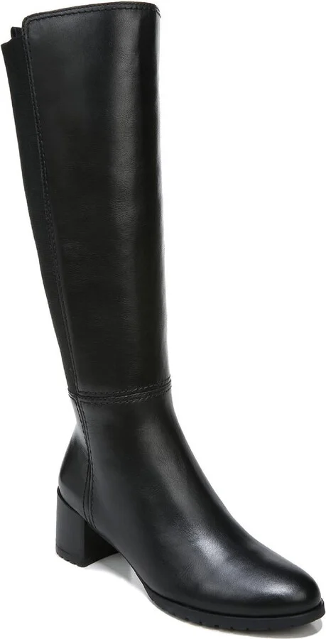 Brent Womens Zipper Round Toe Knee-High Boots