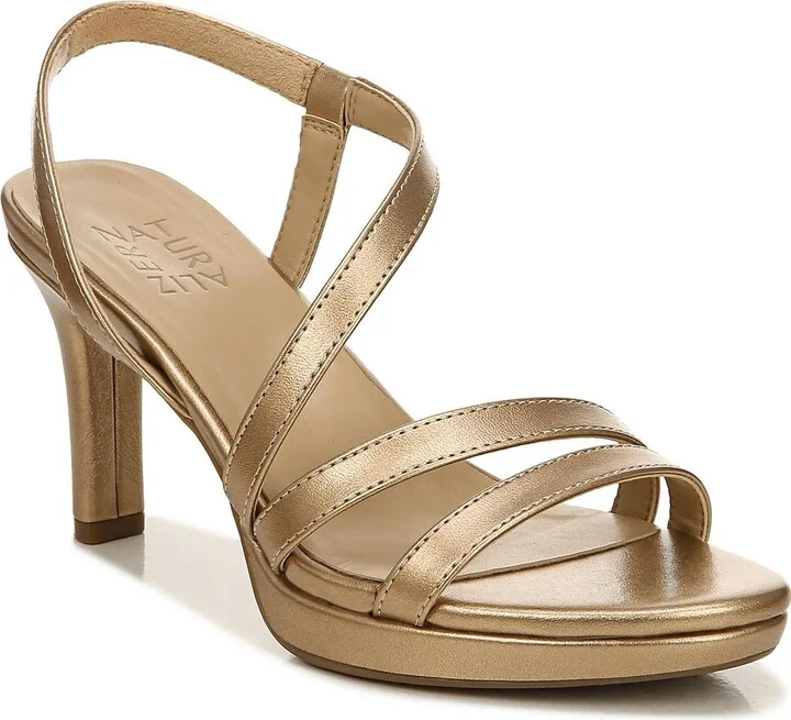 Brenta Womens Dressy Slip On Strappy Sandals
