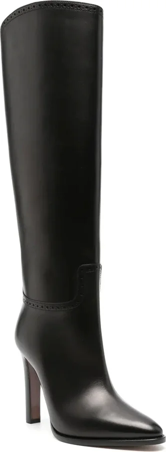 Brently 100mm knee-high leather boots - Image 2