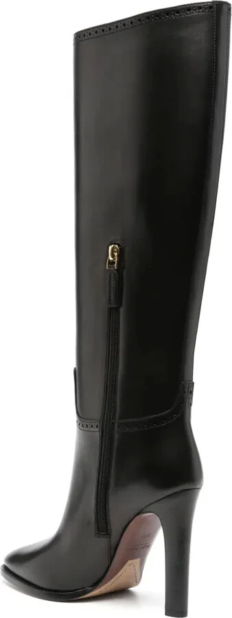 Brently 100mm knee-high leather boots - Image 3