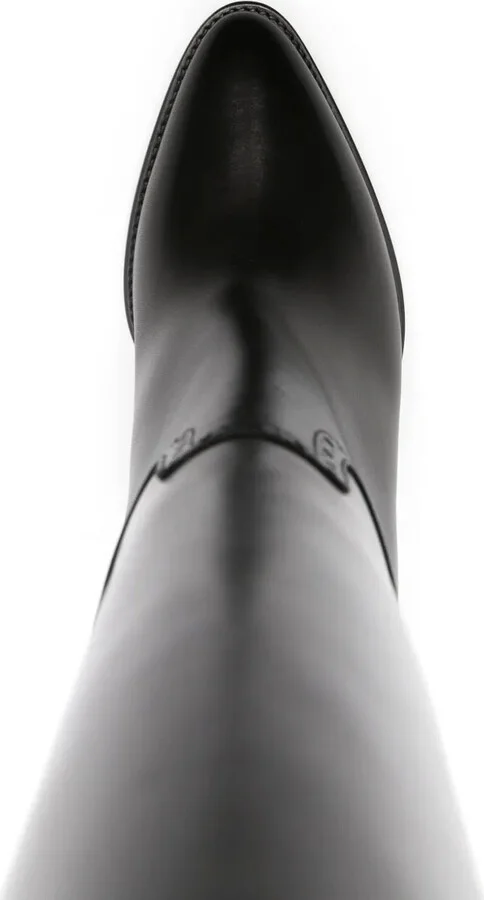 Brently 100mm knee-high leather boots - Image 4