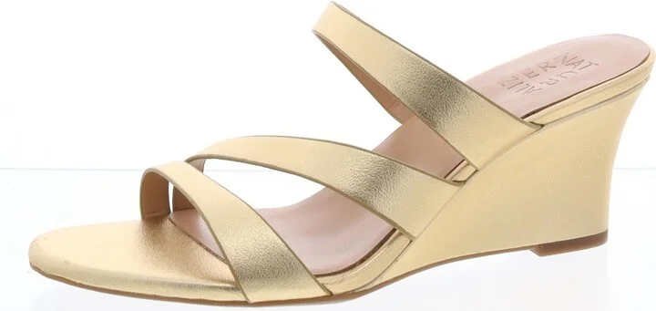 Breona Womens Slip On Round Toe Strappy Sandals