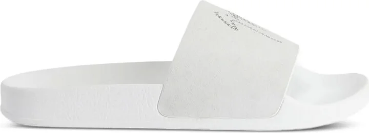Brett crystal-embellished leather slides