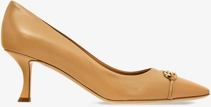 Bria 60 Gancini Pumps in Calf Leather