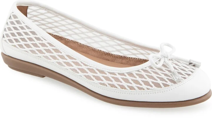 WHITE MESH FABRIC