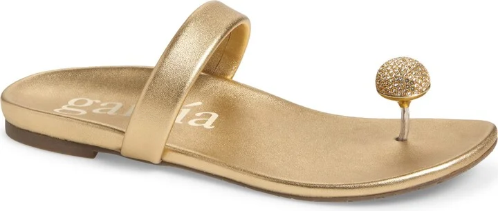 Gold Nappa Lame-Gold Crystal