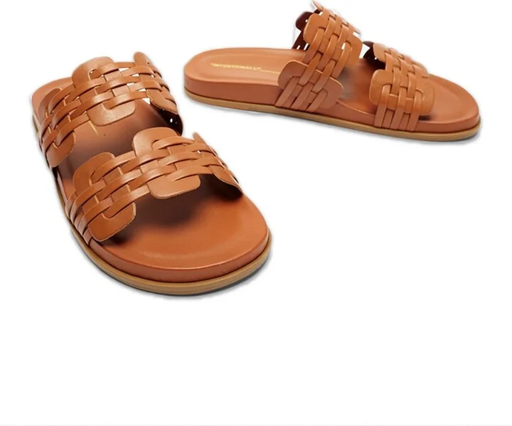 Brian Natural Sole Sandal-Brown